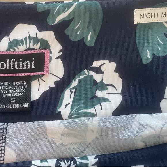 Golftini Night Moves Floral Print Golf Skort, Navy, Size “S” - Picture 11 of 12